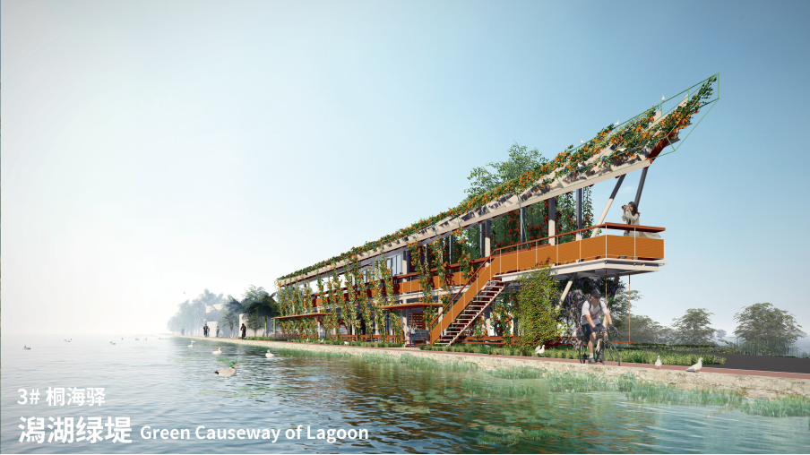 陵水环潟湖驿站：TAB太不建筑—潟湖绿堤
